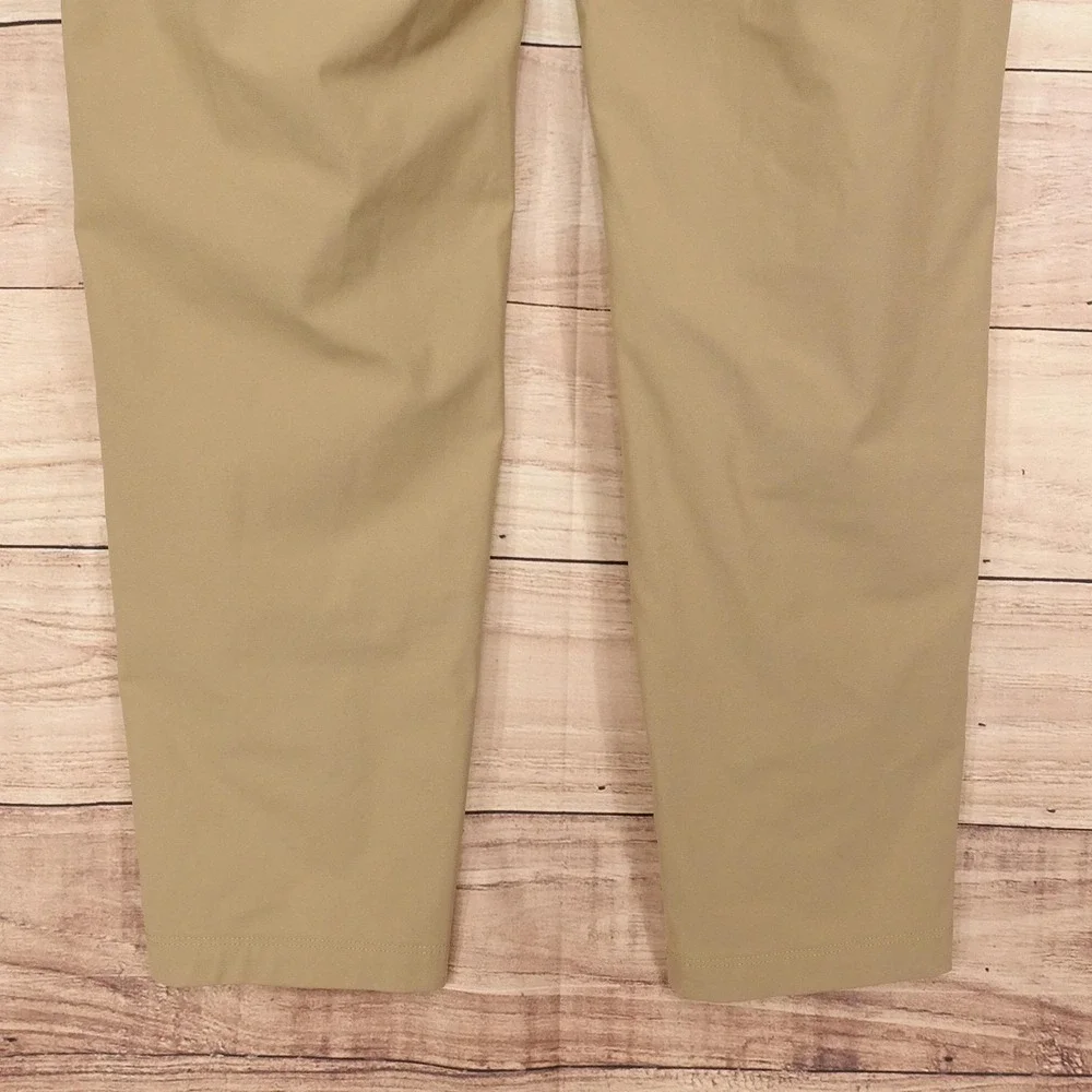 Fabletics Pants Mens 33x34 Beige Slim Khaki Microfiber Travel Casual Chino